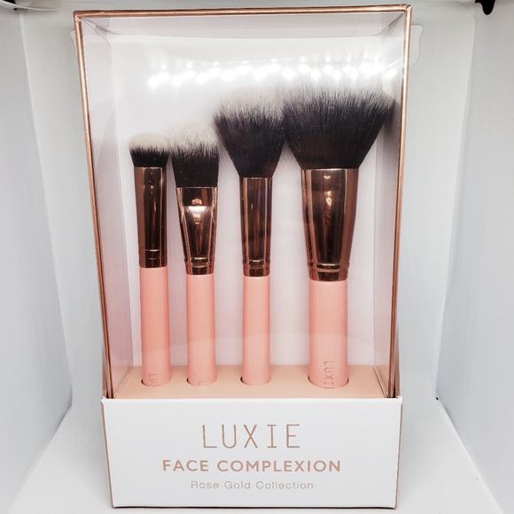 Luxie Face Complexion Rose Gold Brush Set - Picture 2 of 4